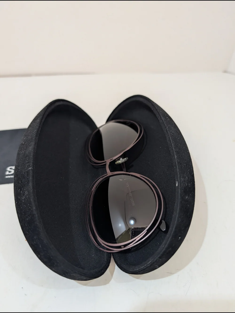 SEE Round Sunglasses in Dark Brown/Black